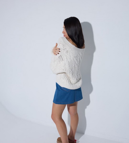 Спідниця Classic Wave Синя | Showroom By Nona — зображення 2